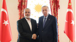 President Erdoğan meets Hamas leader Haniyeh in Turkey