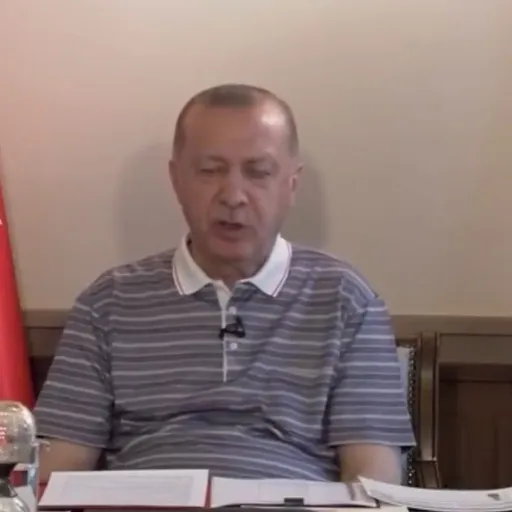 erdogan falls asleep momentarily during eid greeting video goes viral