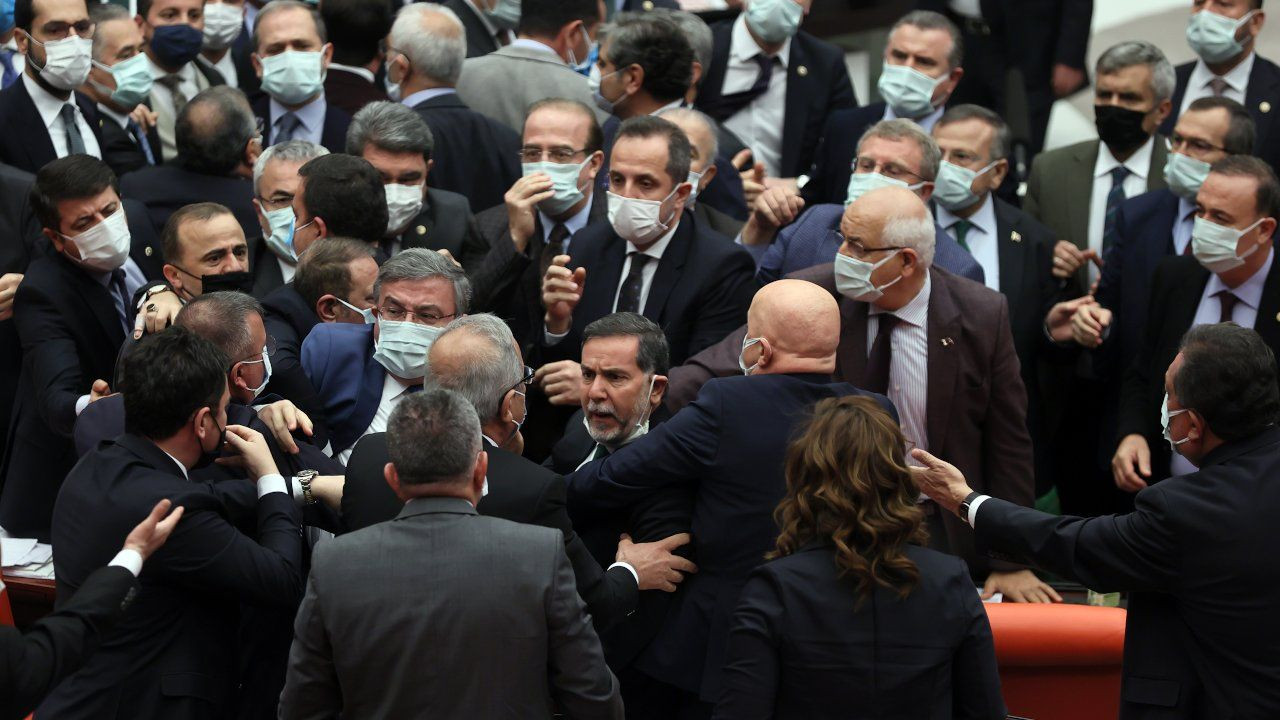 Fists fly as deputies brawl in Turkey's parliament yet again - Page 1