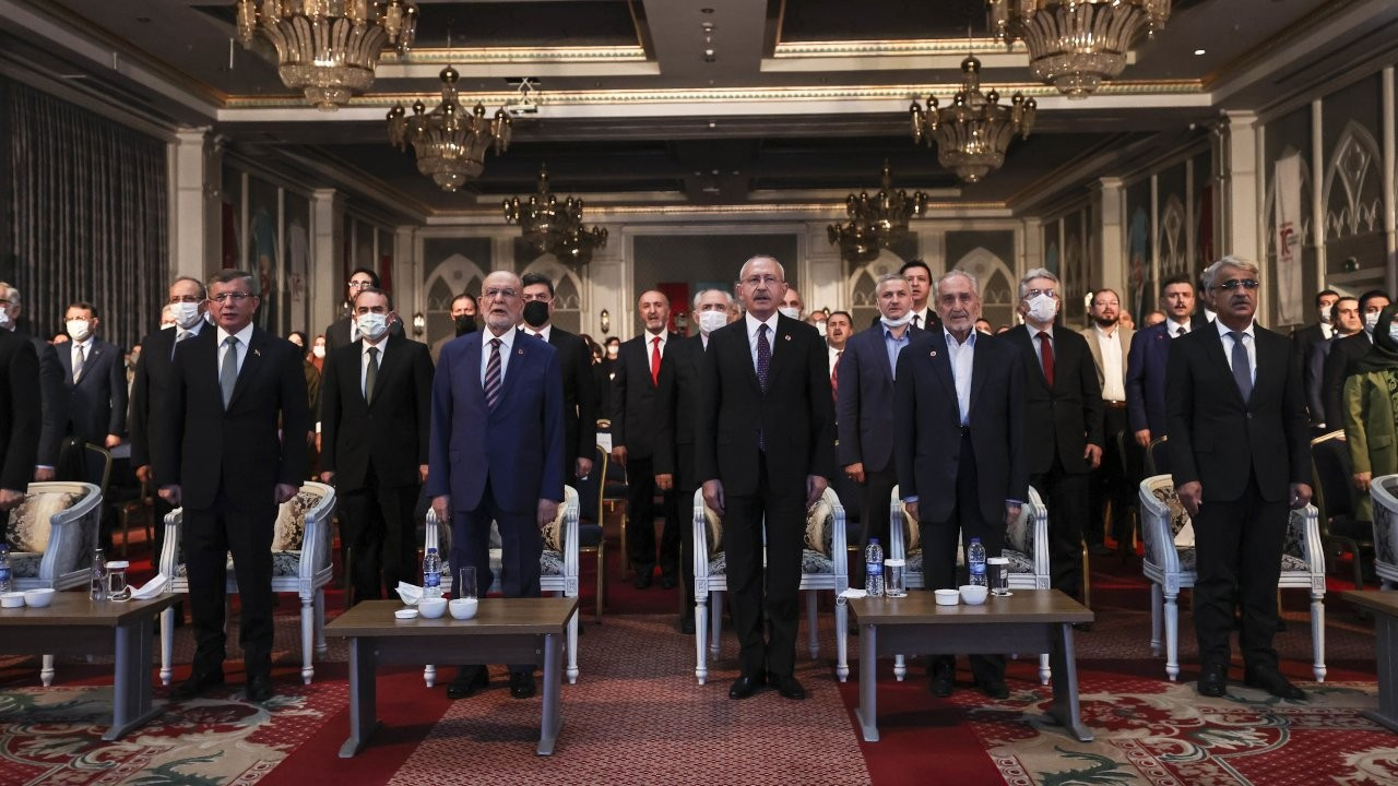 In rare occurrence, party leaders unite in commemorating Erbakan