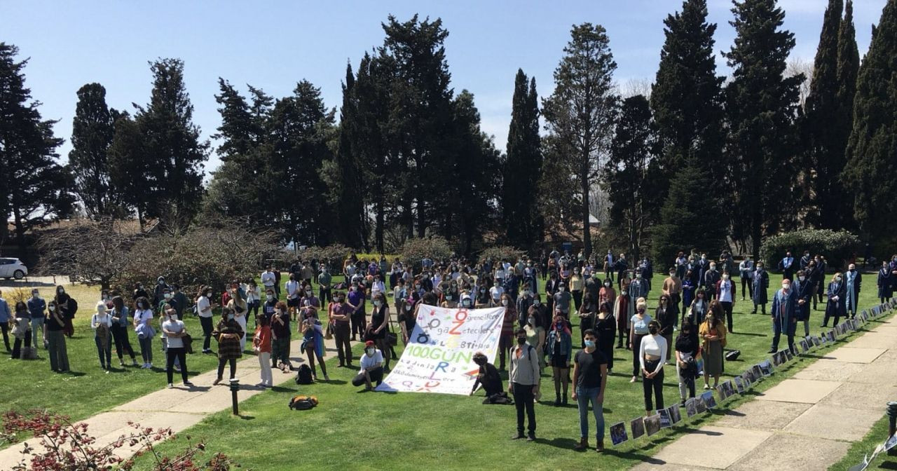 Boğaziçi community marks 100th day of protests against Erdoğan's rector appointment - Page 1