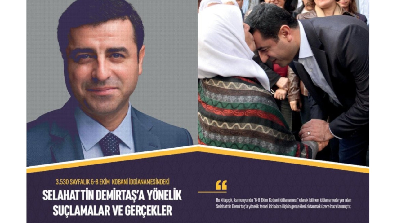 Booklet on former HDP co-chair Demirtaş