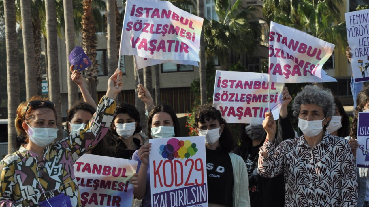 Mersin women fined 100,000 liras for protesting Istanbul Convention withdrawal plan in 2020