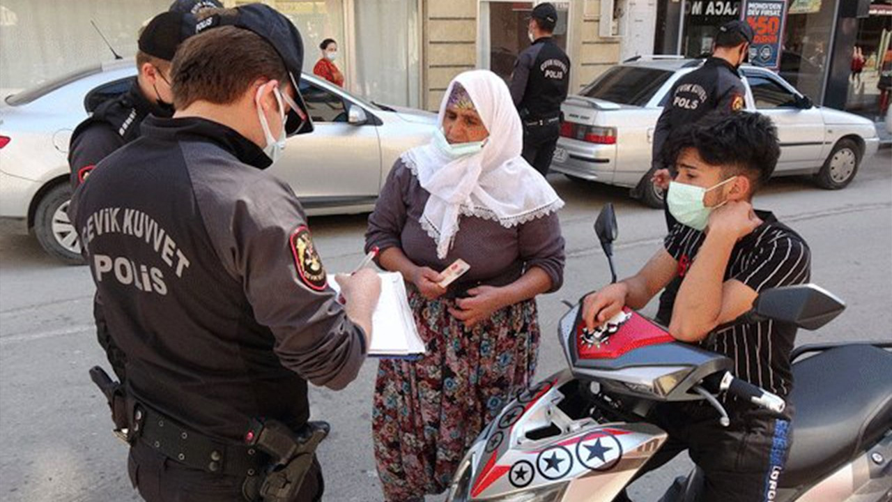 Turkish police fines market goers for bringing baby, child along