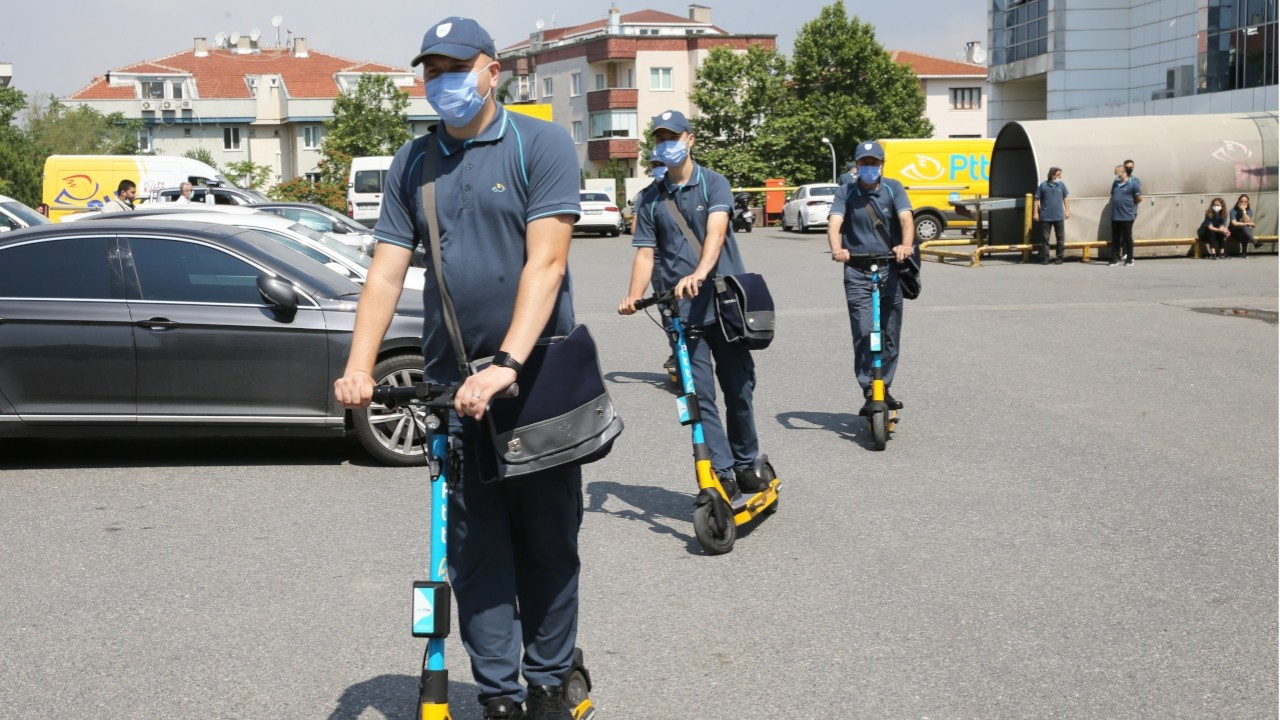 Turkish postal company introduces e-scooters for delivery services