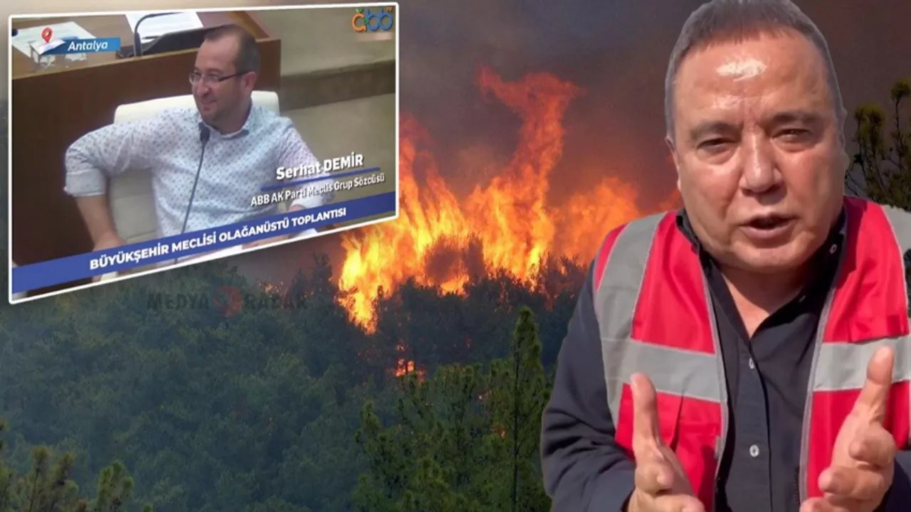 AKP municipal council member laughs as mayor describes fire tragedy
