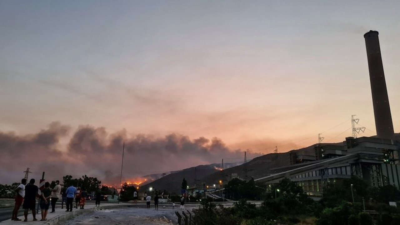 Fire near Turkish power plant under control
