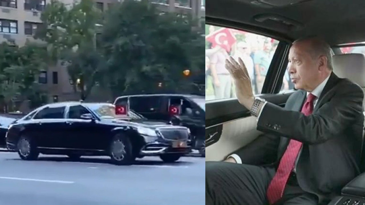 Erdoğan's security convoy in NYC includes dozens of luxury vehicles
