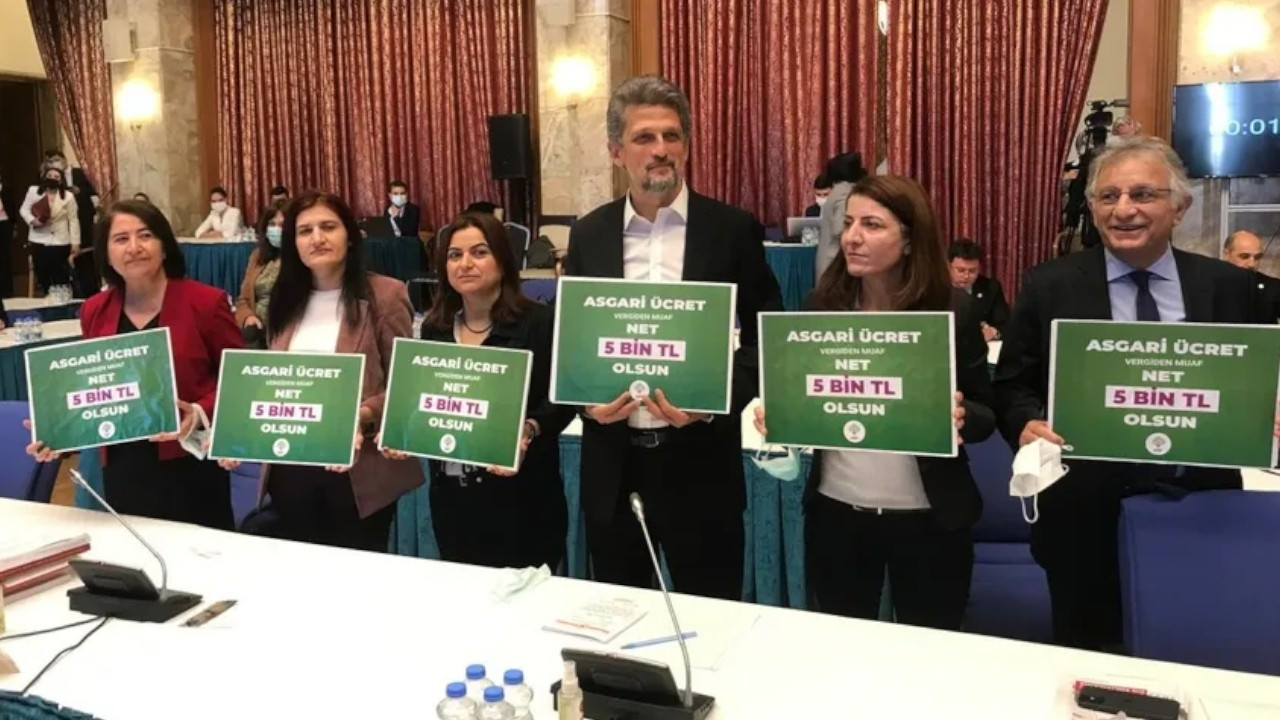 HDP demands gov't to raise minimum wage to 5,000 liras