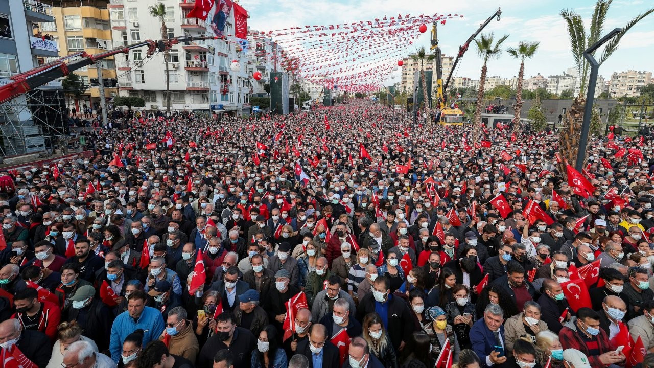 Erdoğan downplays main opposition's giant rally despite drone footage