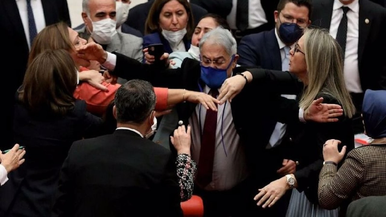 Another fight erupts in Turkey's parliament, this time between women MPs