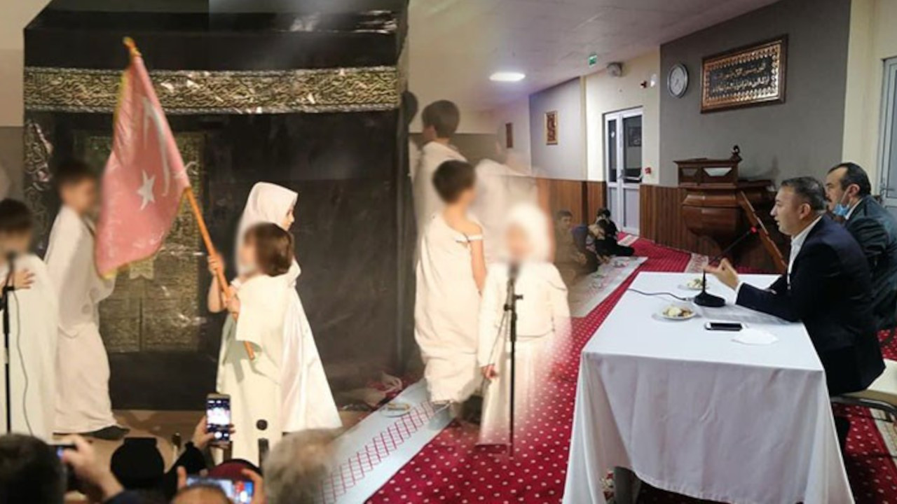 Children in northern Turkey forced to perform religious re-enactment for officials