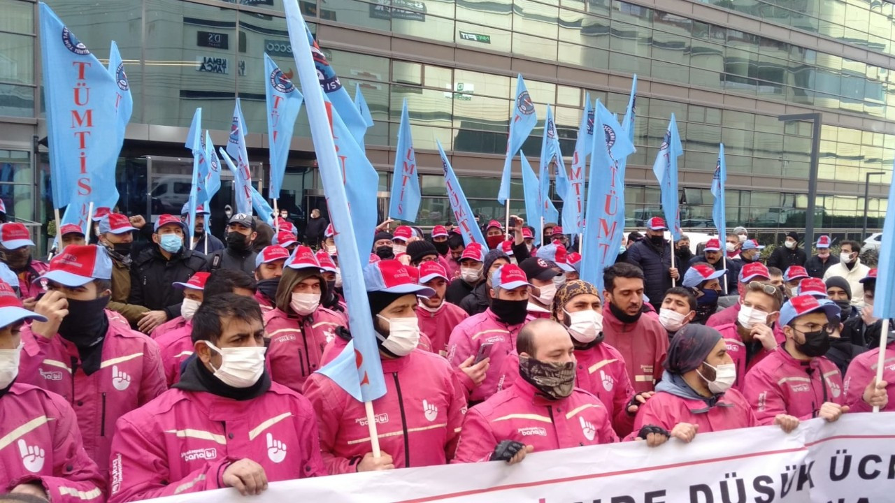 Strikes of Turkish delivery workers expand with protests by Yurtiçi Kargo and Yemeksepeti couriers