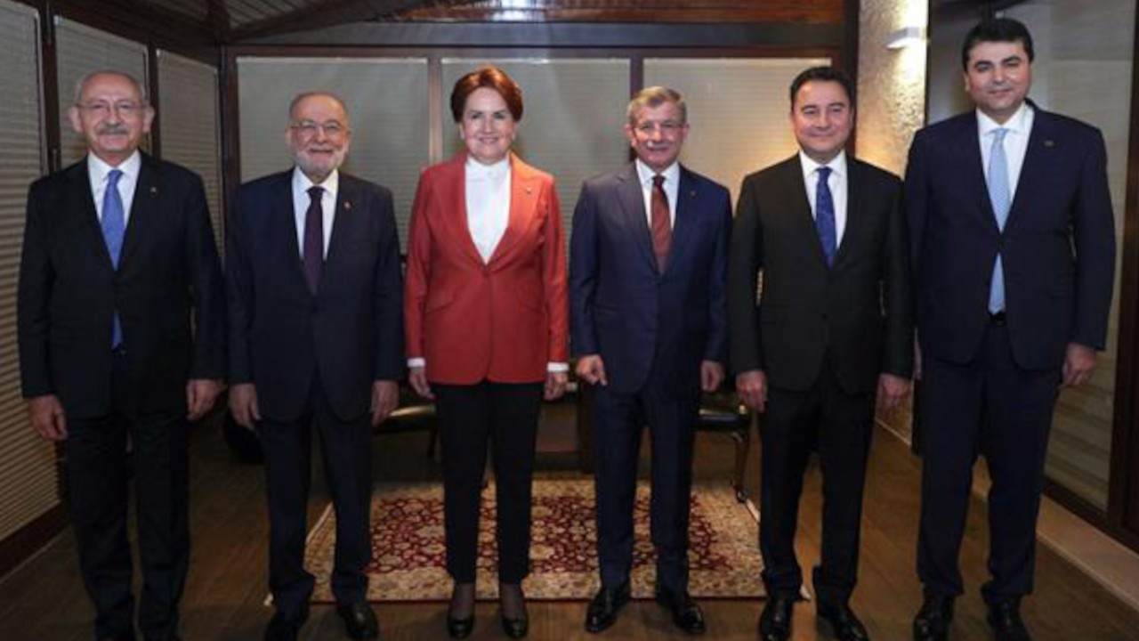 AKP says photo of six opposition alliance leaders shows weakness, not strength