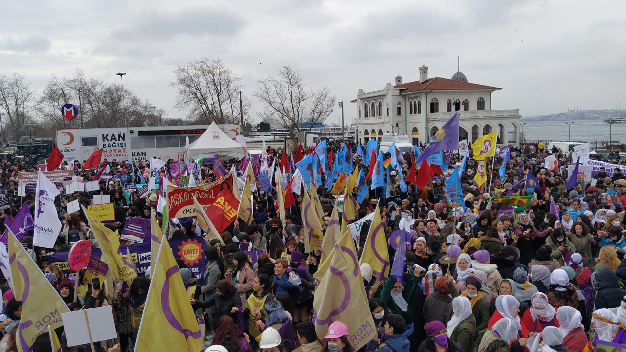 Turkish women protest against femicide ahead of International Women's Day