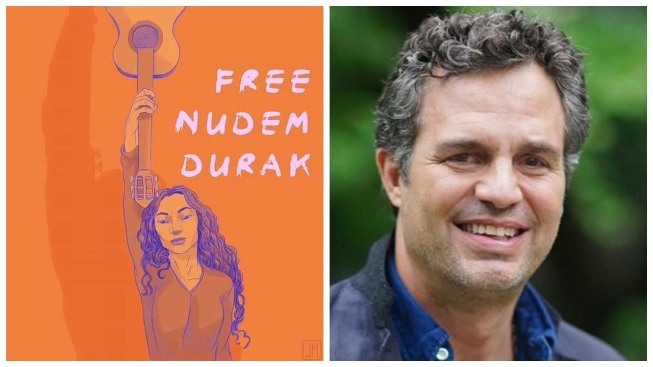 Actor Mark Ruffalo calls for freedom of Kurdish musician Nûdem Durak