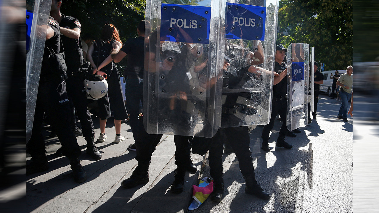 Turkish police detain 36 LGBTI pride protestors in capital Ankara