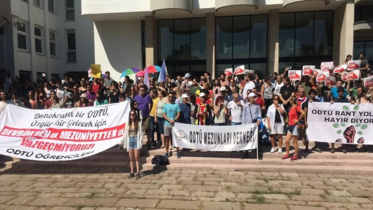 ODTÜ alumni protest rector's decision to cancel graduation ceremony