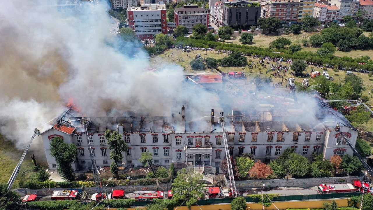 Fire severely damages Istanbul's historical Balıklı Rum Hospital