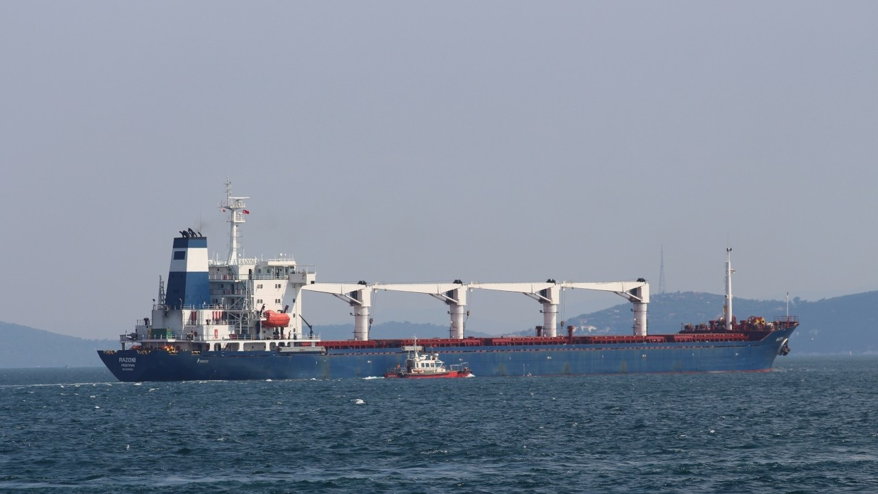 Ukraine grain ships leaves Istanbul for Lebanon after inspection