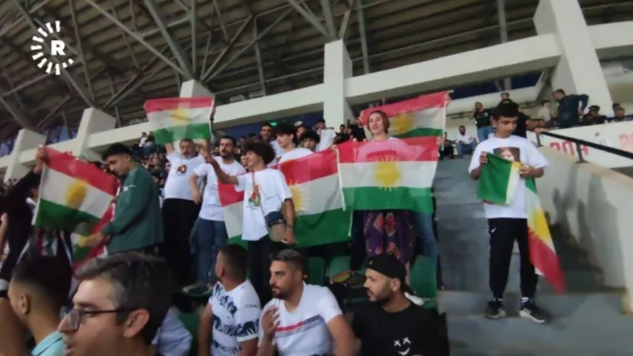 Turkish police detain three football fans for unfurling Kurdistan flag