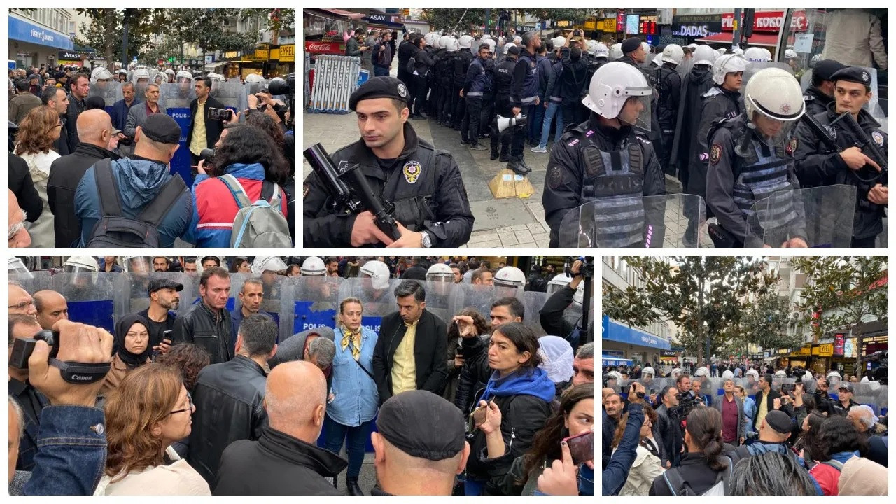 Dozens, including HDP Istanbul co-chair, detained over protest against use of 'chemical weapons'