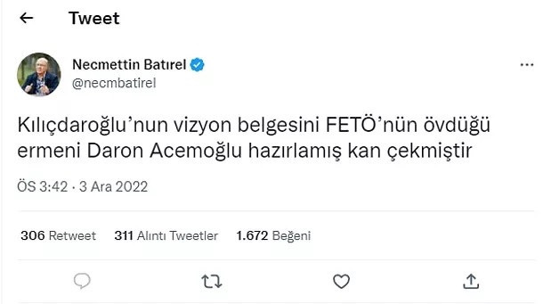 Turkish pro-gov’t columnist targets economist Acemoğlu, says 'I am his master' 2