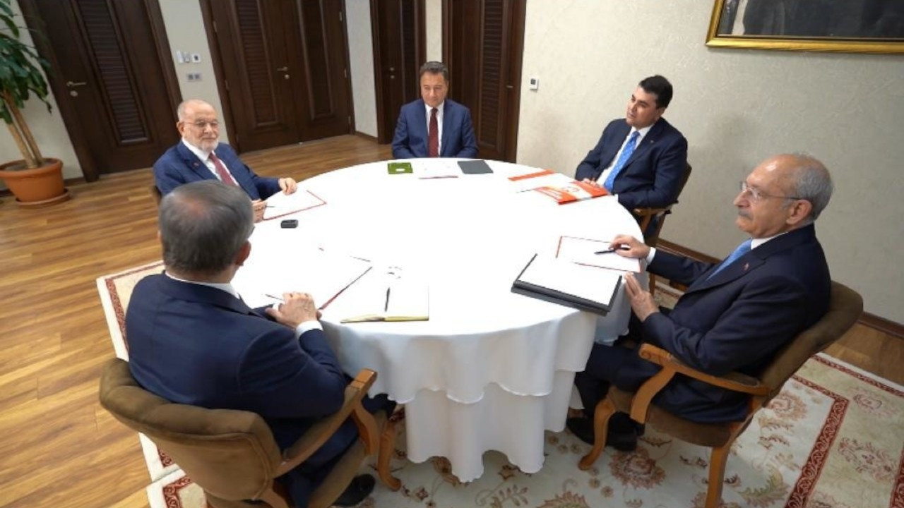 Leaders of Nation Alliance meet without Akşener