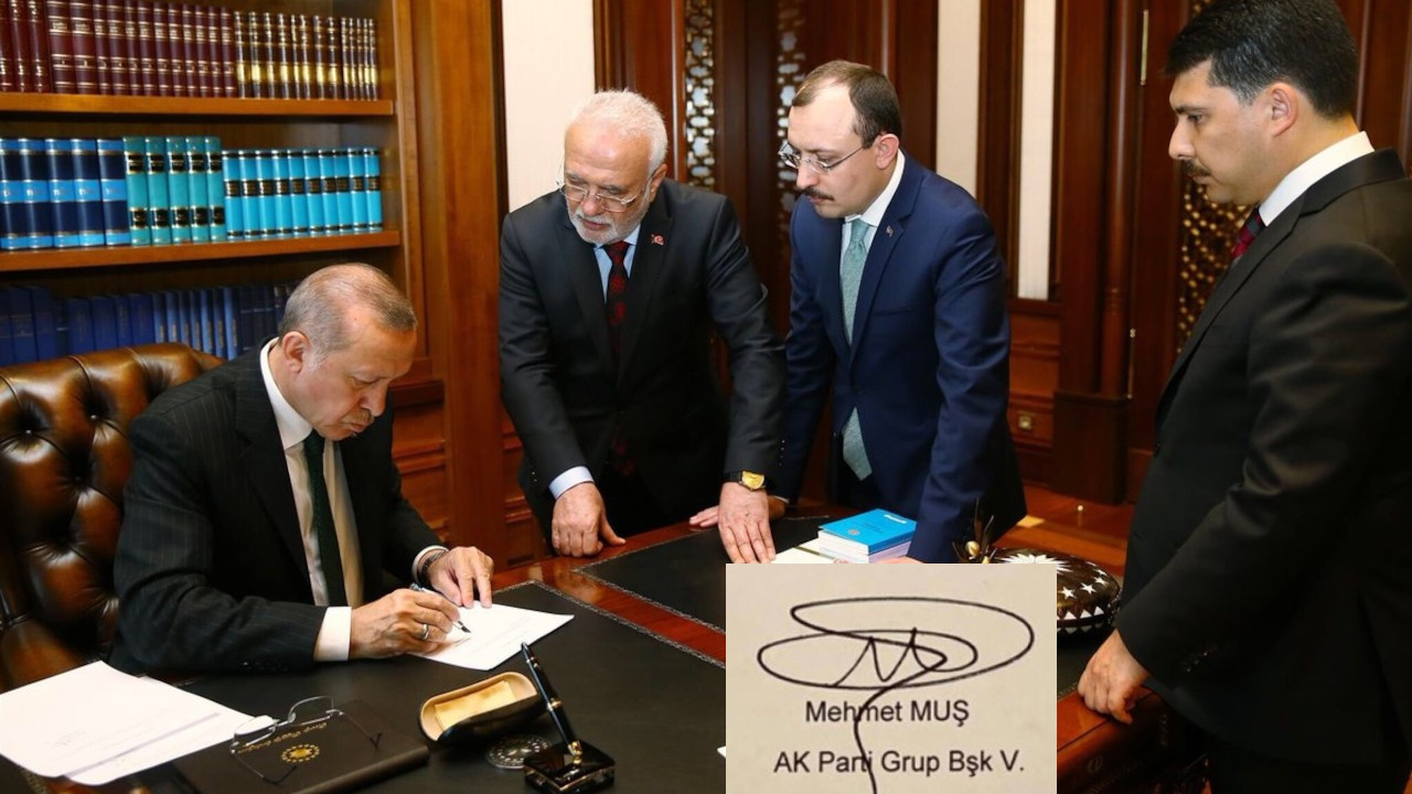 Erdoğan tells minister to change his signature