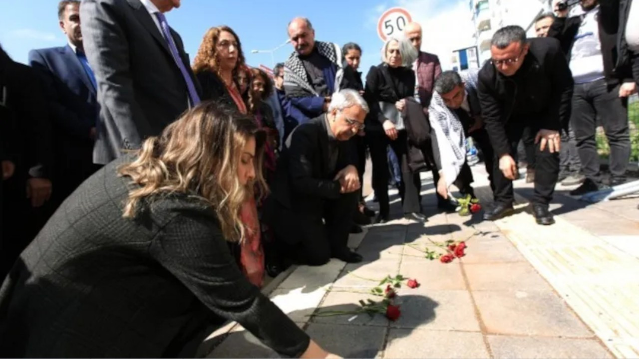 Kurdish youth Kemal Kurkut commemorated at the place of murder