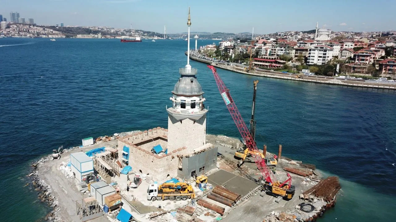 First images of Istanbul’s Maiden's Tower revealed after renovation