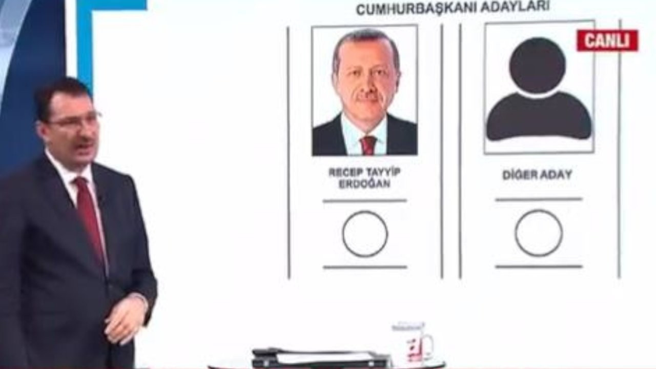 Pro-gov’t channel censors Kılıçdaroğlu, shows him as 'other candidate' on ballot paper example