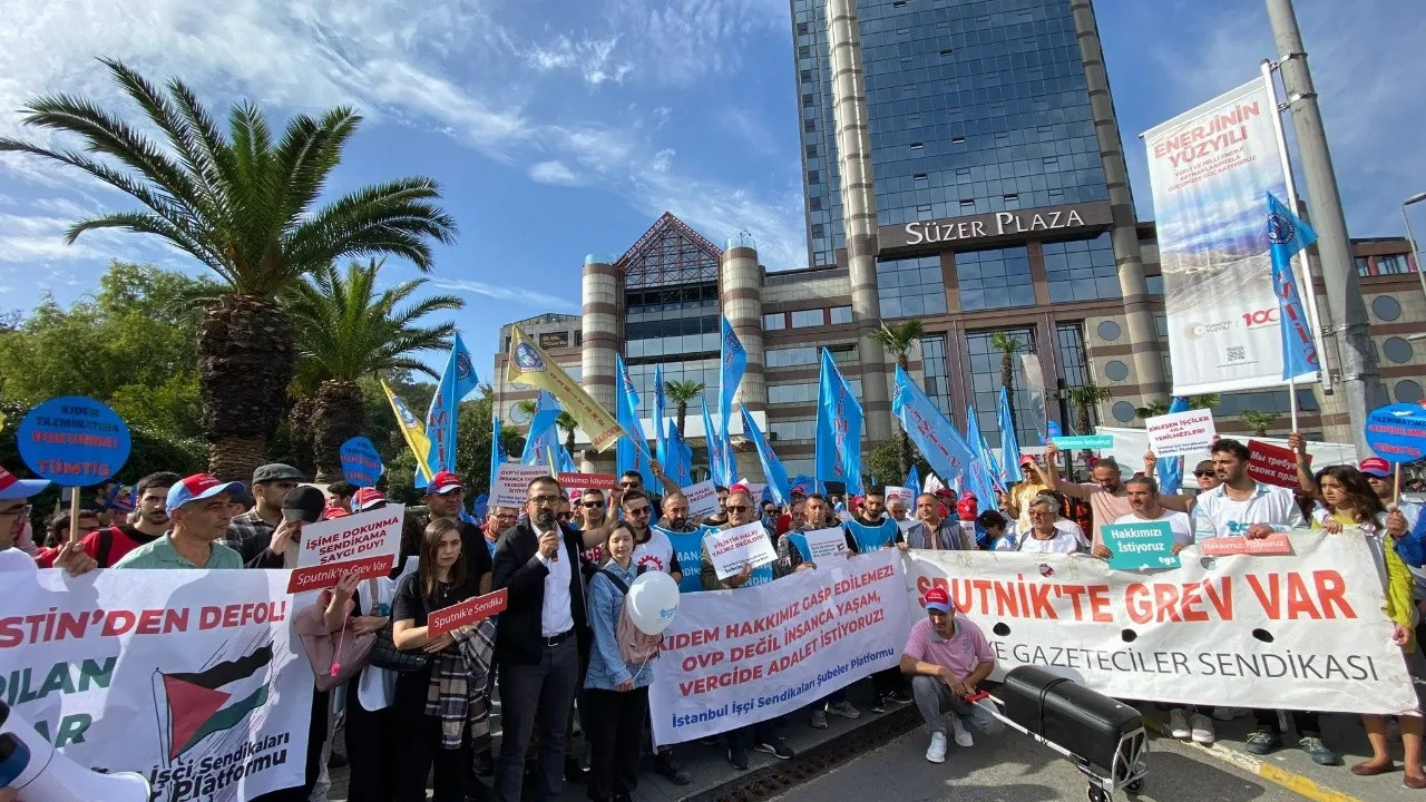 Istanbul unions throw support behind Sputnik employees’ strike