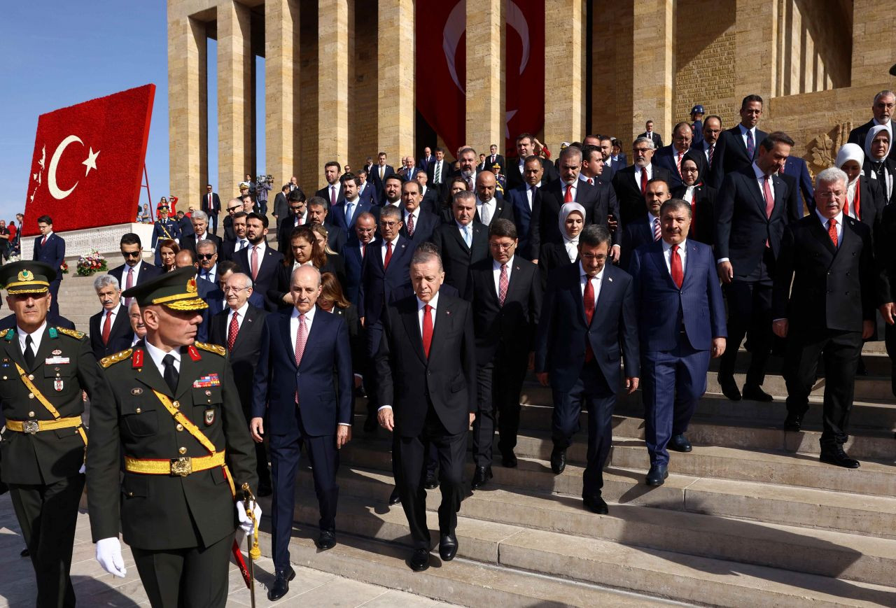 Erdoğan keeps Turkey's 100th anniversary of republic celebrations low-key - Page 1