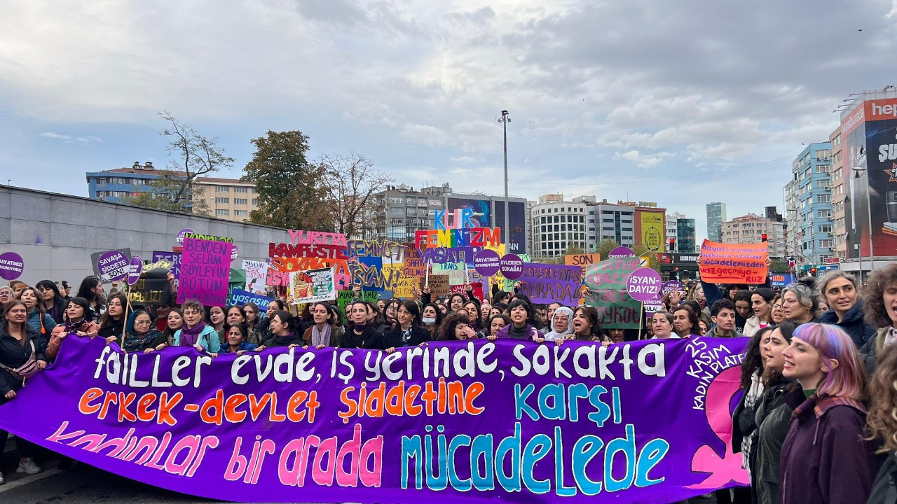 Protesters take streets in Turkey on International Day for Eliminating Violence Against Women