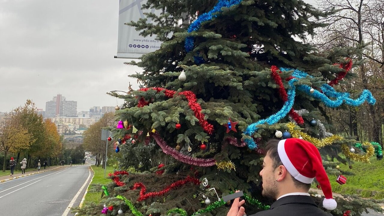 Turkish university students stand guard after New Year’s decorations on campus face continuous attacks