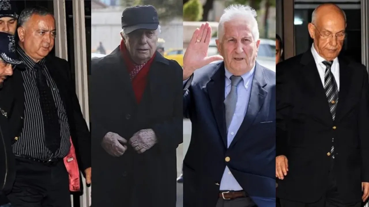 President Erdoğan pardons 'postmodern coup' generals over health issues, old age