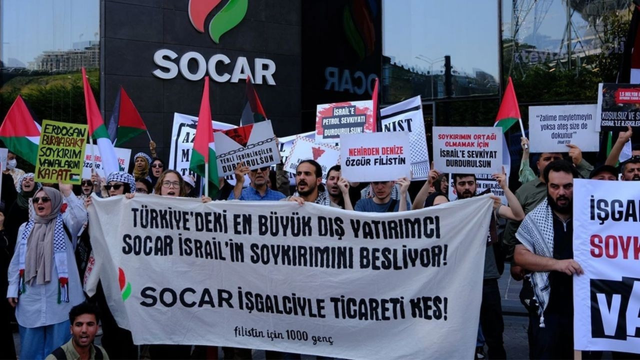 Turkish police detain ten for protesting oil company ties with Israel