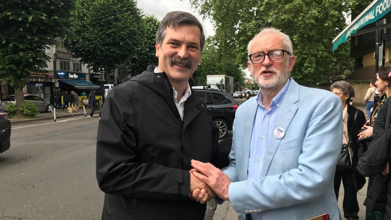 TİP leader Baş visits Corbyn, supports him in his election campaign