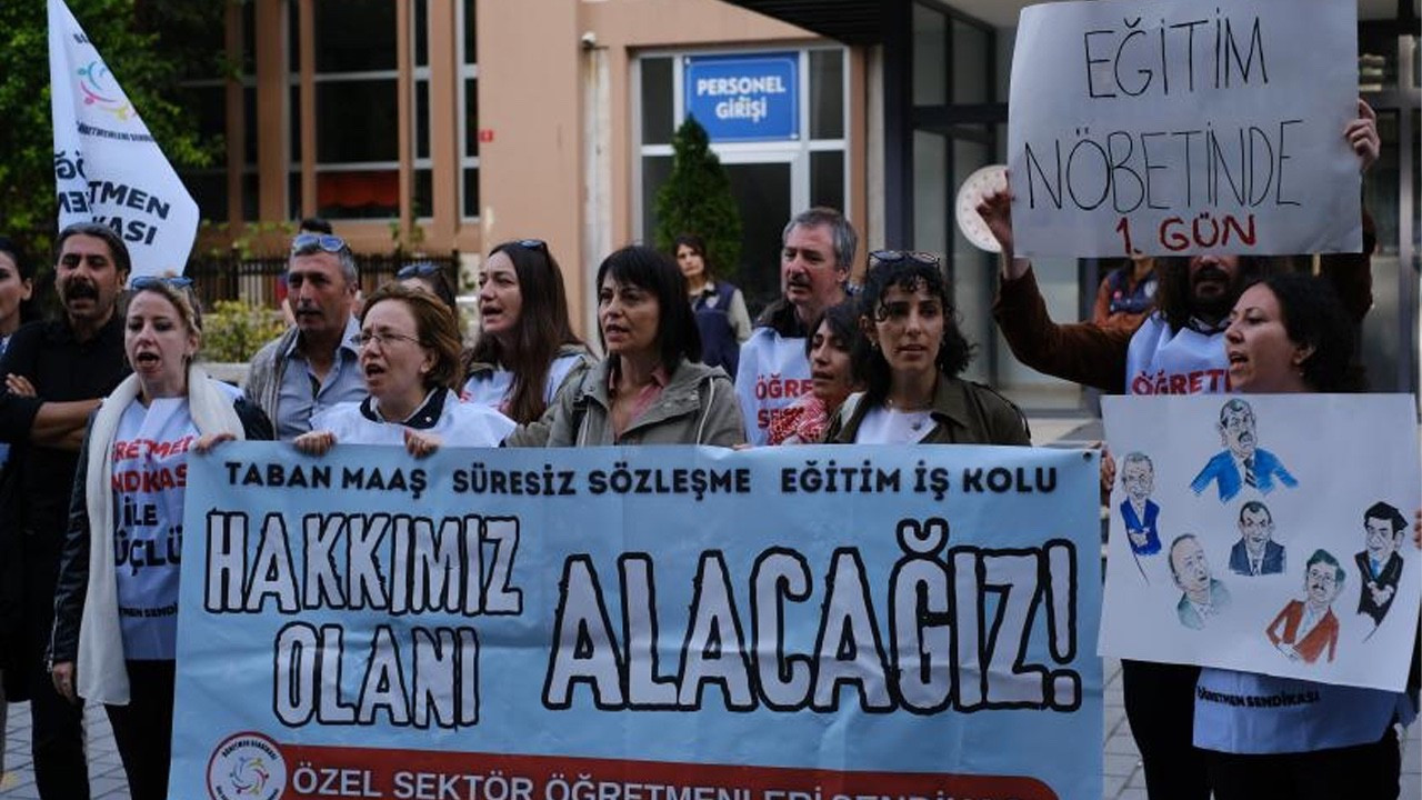 Turkey’s private school teachers demand job security, living wages 