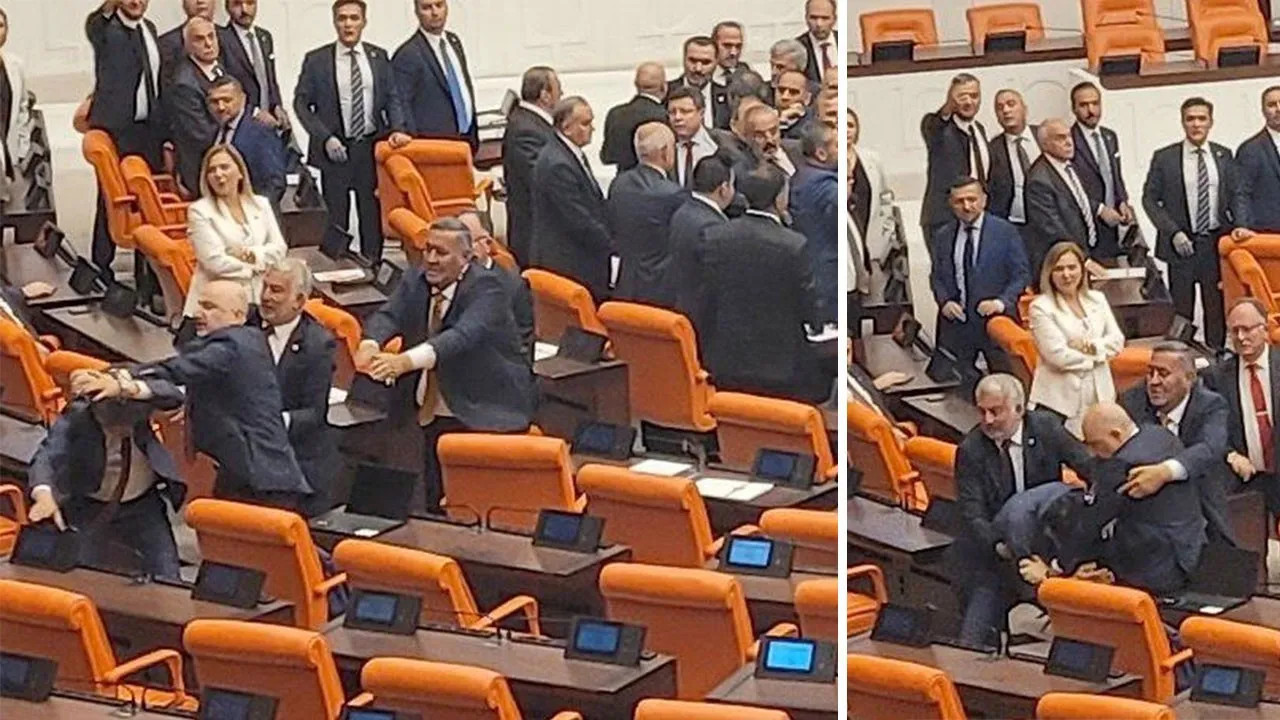 Ruling AKP lawmakers attack pro-Kurdish MP in Turkish Parliament
