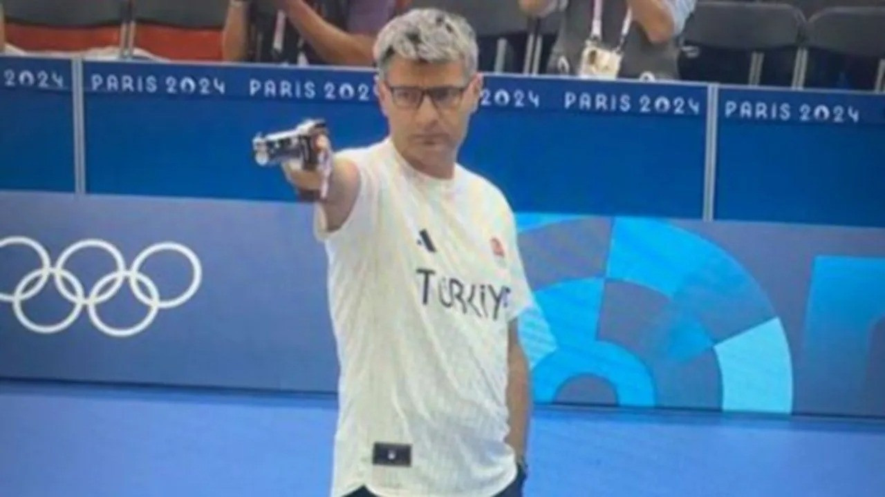 Turkish Olympic shooter goes insanely viral for not wearing special equipment