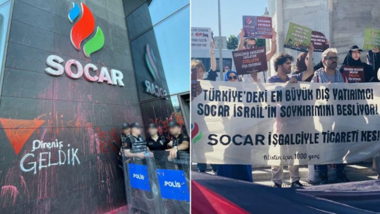 Pro-Palestinian protestors detained for demonstrating against SOCAR