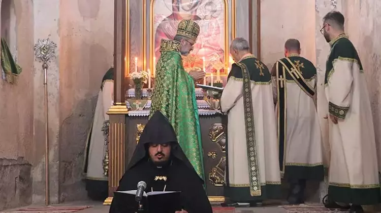 12th annual mass held at Armenian Cathedral of Holy Cross in Akhtamar Island after reopening - Page 2