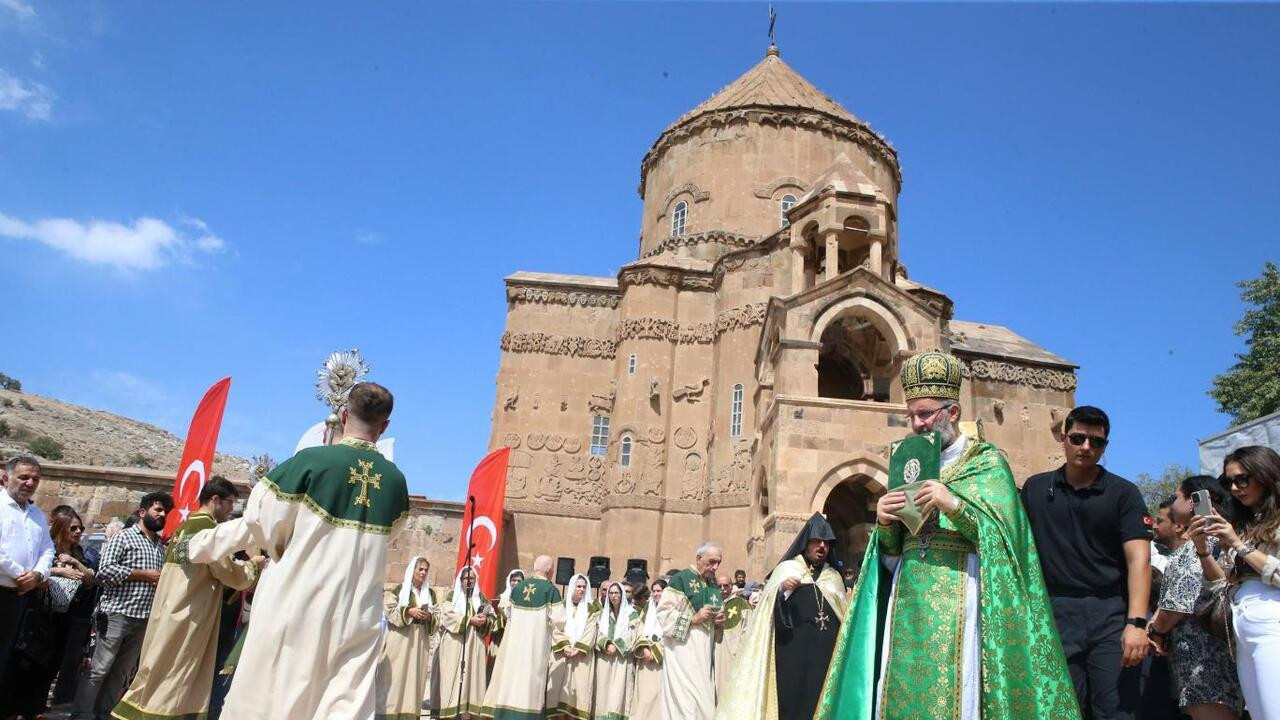 12th annual mass held at Armenian Cathedral of Holy Cross in Akhtamar
