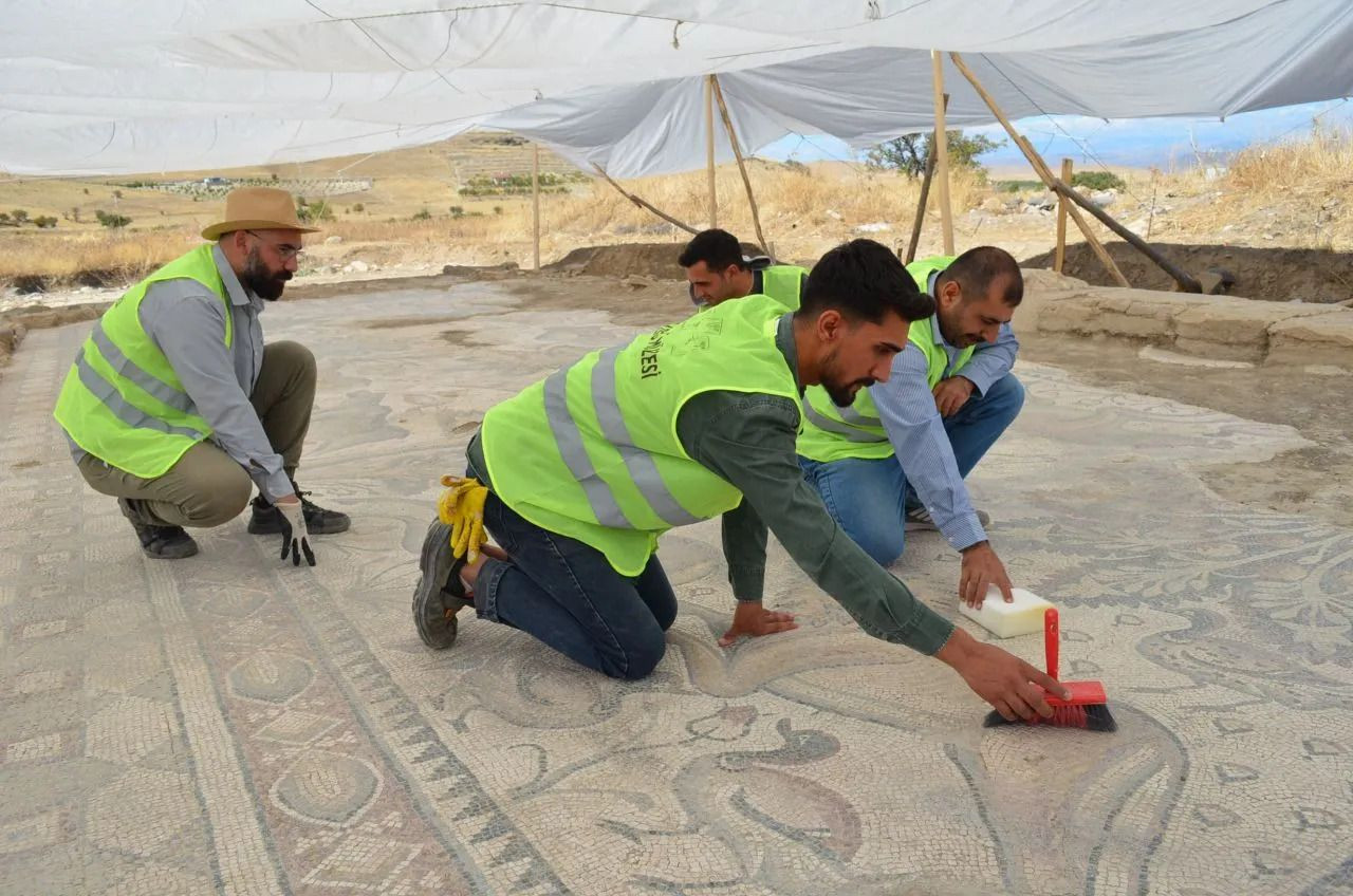 Man discovers massive Roman mosaic floor while gardening in eastern Turkey - Page 4