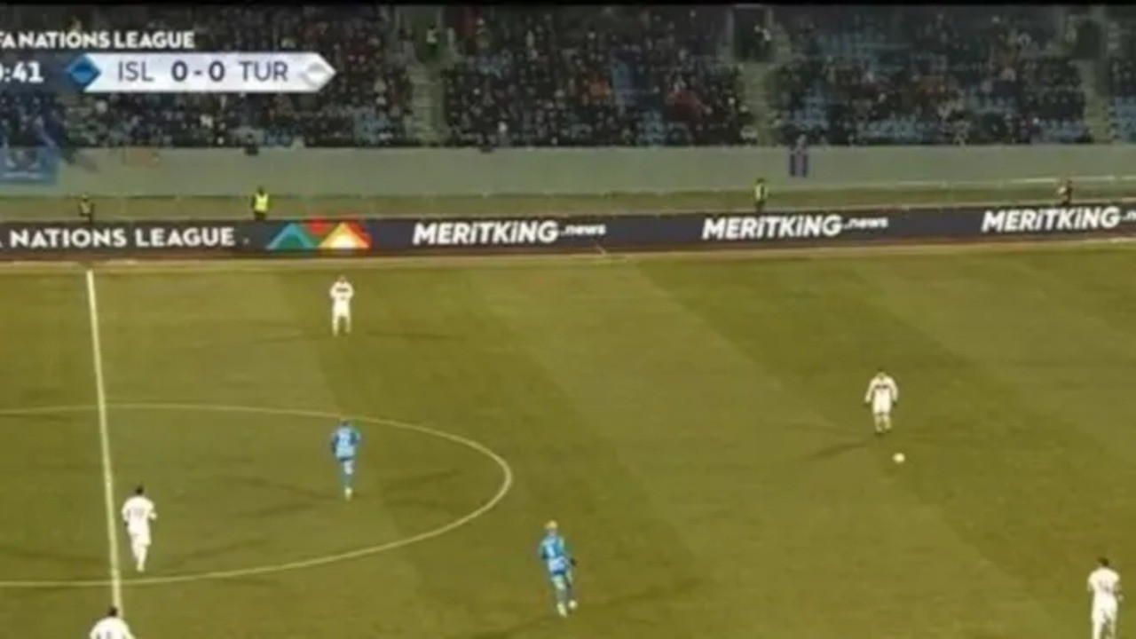 Illegal betting ads appear on screens during Turkey-Iceland game