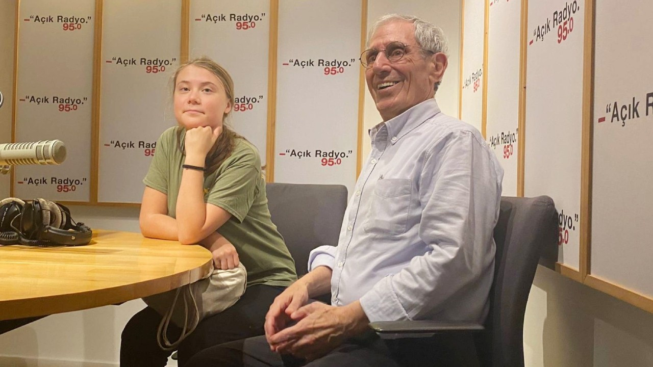 Climate activist Greta Thunberg visits radio station closed by gov't