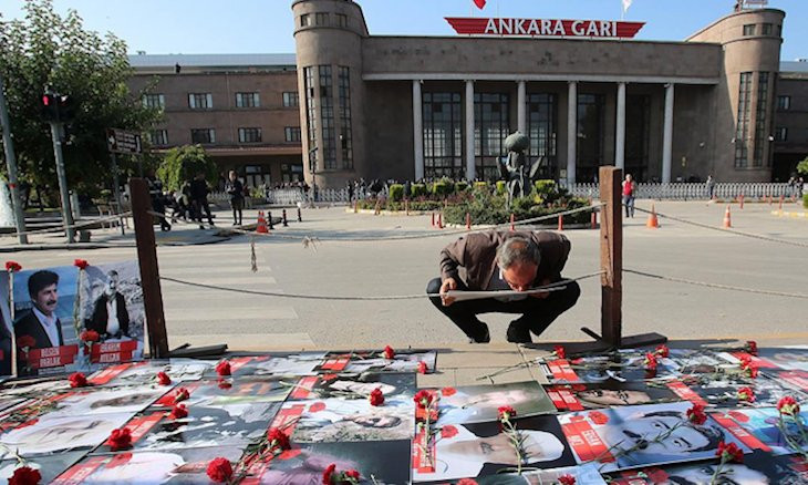 Newly assigned judges leave courtroom after Ankara bombing victim's father calls for justice