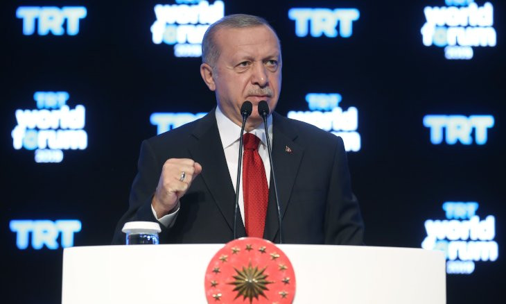 Erdoğan: 30,000 trucks filled with weapons sent to YPG